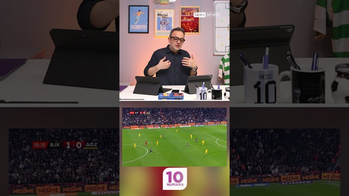 ⚫️⚪️ Beşiktaş's play from behind #shorts #beşiktaş