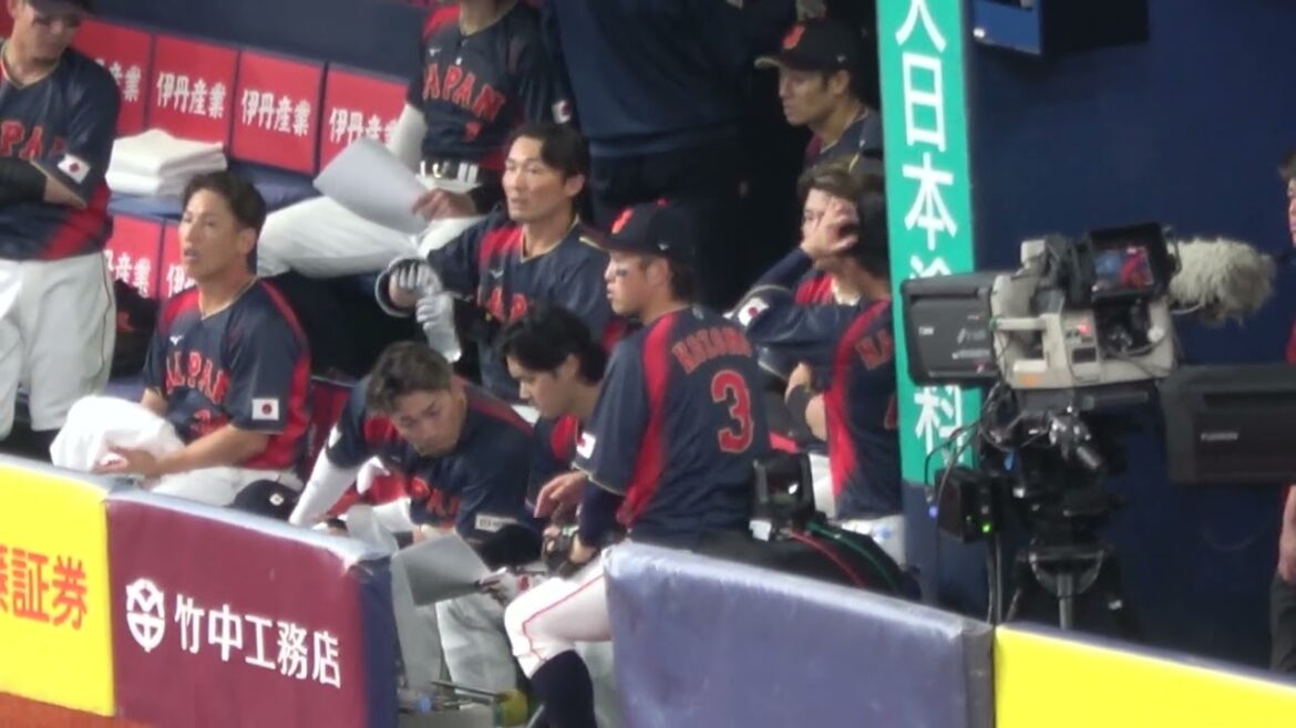 [Samurai Japan][Shohei Otani]is in tired mode⁉ Warm-up match against Hanshin