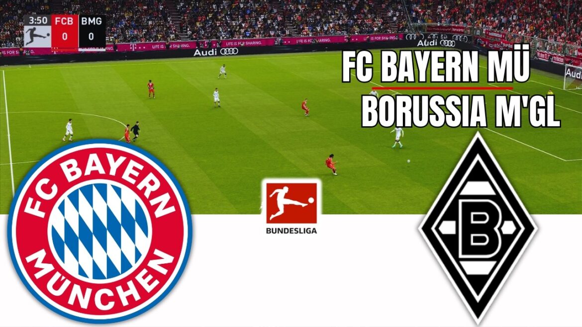FC BAYERN MUNICH vs BORUSSIA M'GLADBACH BUNDESLIGA 2026 Full Match Simulation PES 26 Gameplay