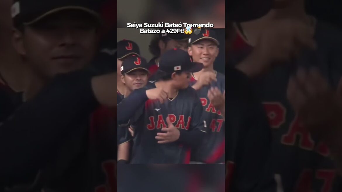 Seiya Suzuki Hit Incredible Homerun on Team Japan from 429Ft at 110.8mph🤯 #mlb#baseball#sports