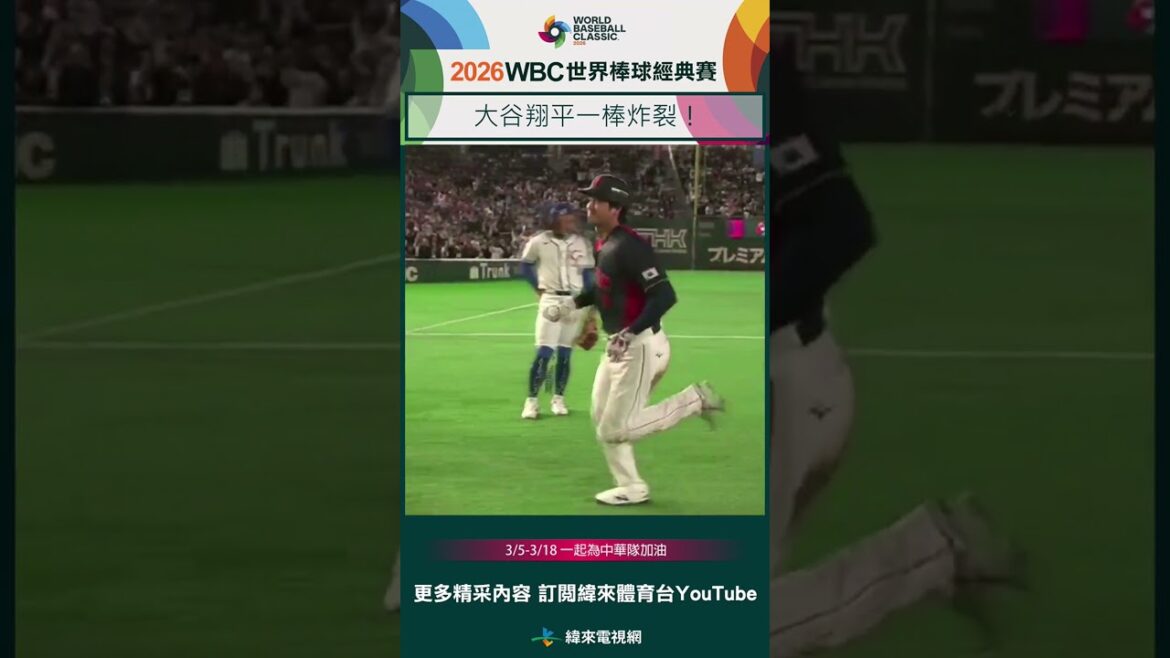 #WBC Ohtani Shohei explodes with one stick! #日本#中华#Japan #ChineseTaipei
