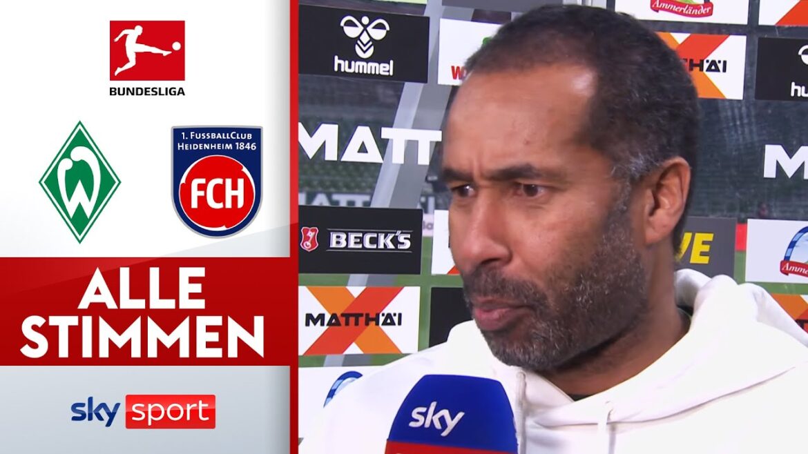 “That was a rollercoaster” | SV Werder Bremen – 1. FC Heidenheim 1846 | Bundesliga Interviews 25/26 “That was a rollercoaster” | SV Werder Bremen - 1. FC Heidenheim 1846 | Bundesliga Interviews 25/26