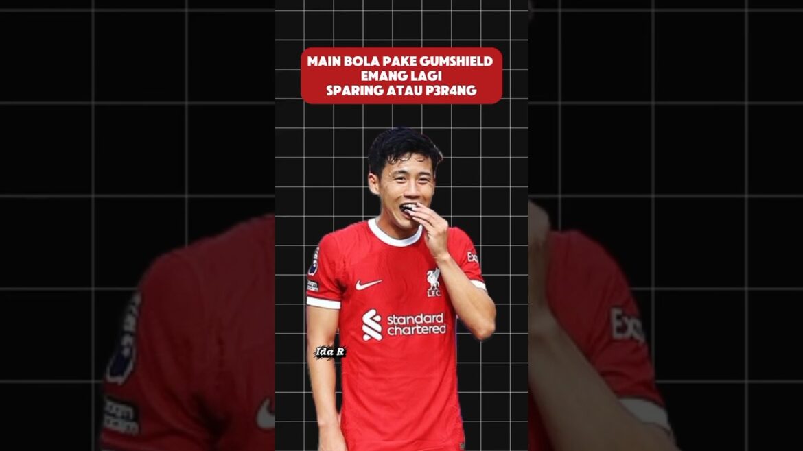 Why does this midfielder always wear a gum shield when playing football? #football #liverpoolfc