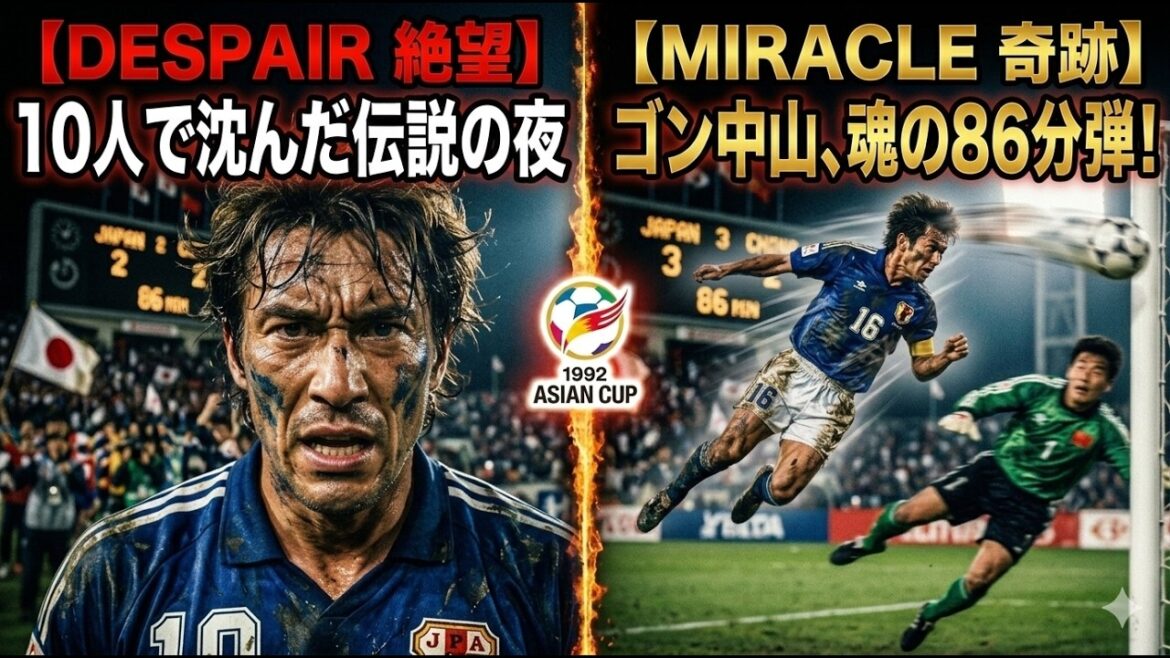 1992 Asian Cup Semi-finals Japan vs. China 3-2 | Full report on the "spiritual reversal" that turned the tragedy of Hiroshima into joy (Japan vs. China 1992)