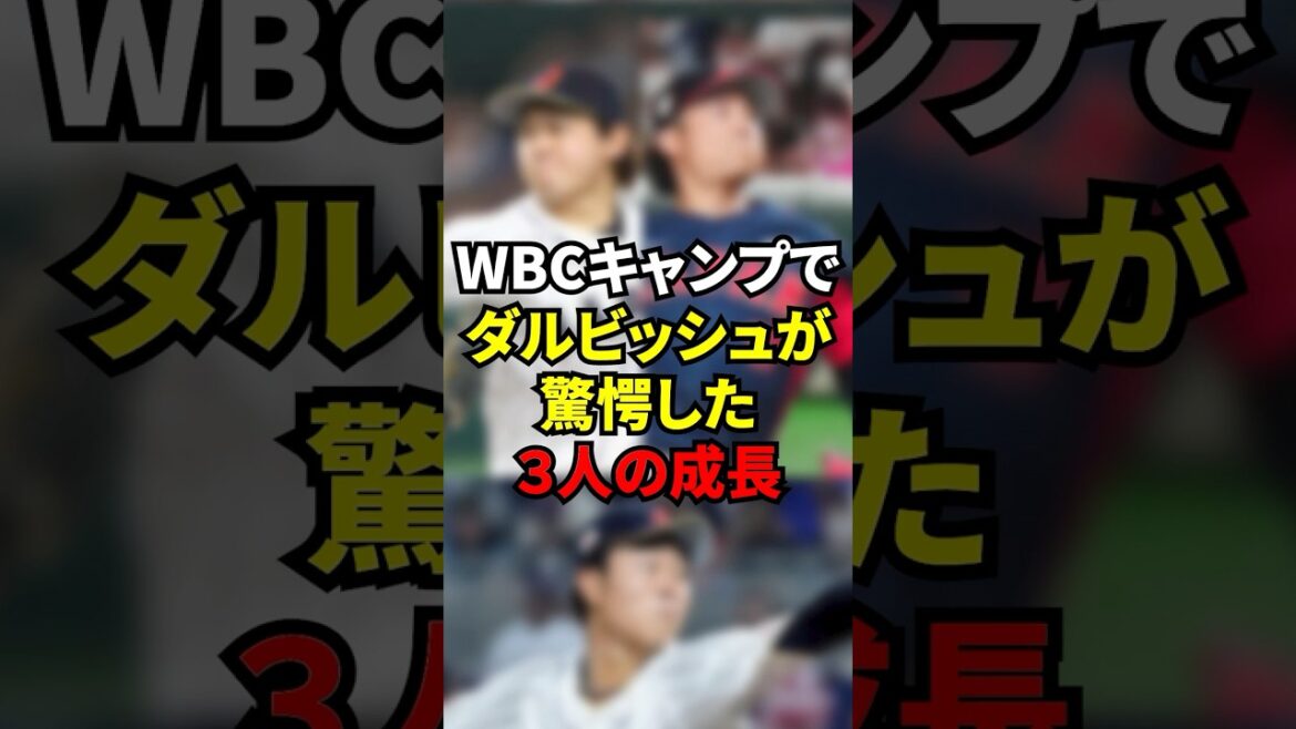 2026 WBC “These three are crazy!” Who are the players whose growth speed Darvish praised?