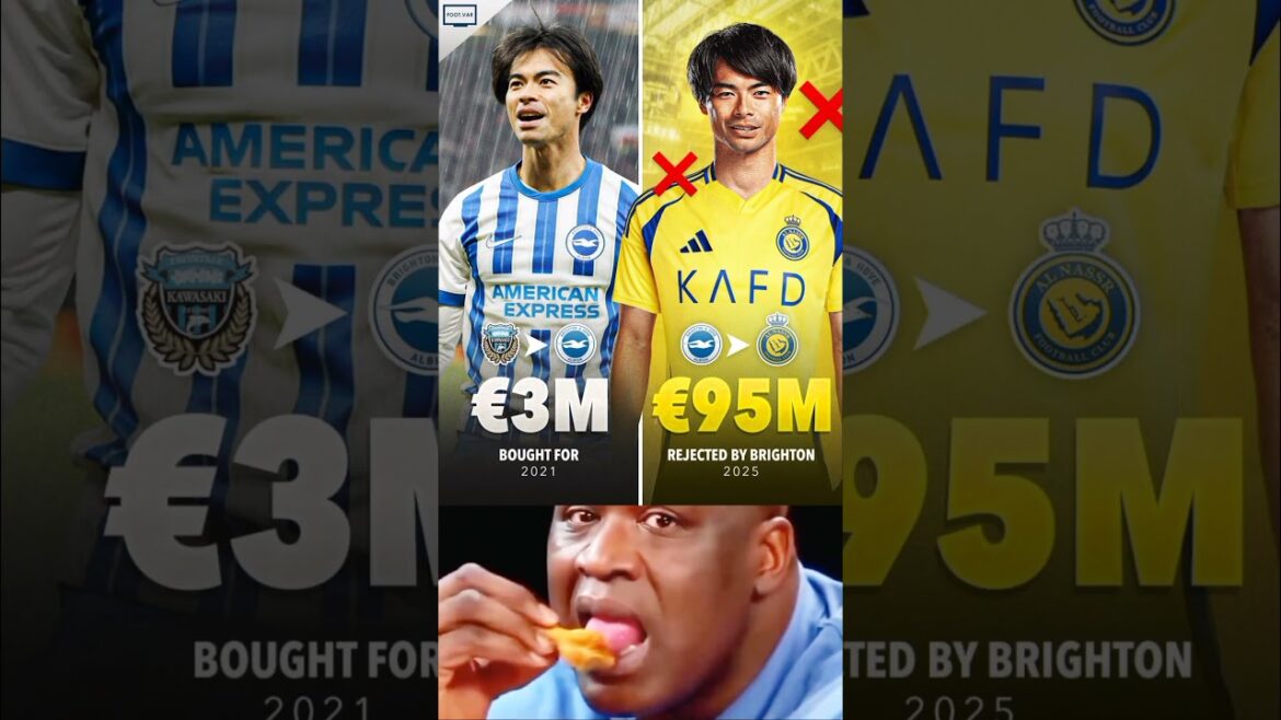 Kaoru Mitoma now valued at only €30m... 😲🇯🇵