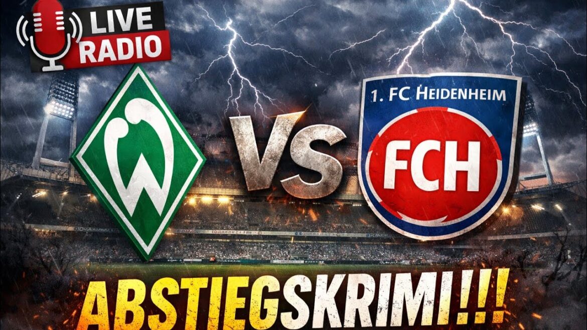 DESCENT CRIME!!! WERDER BREMEN - 1. FC HEIDENHEIM / LIVE REACTION