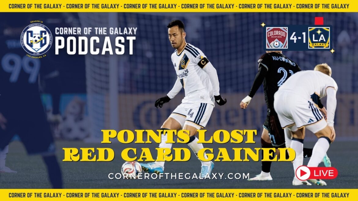 CoG Live Show: Pec Upends Points as LA Galaxy Fall to Colorado