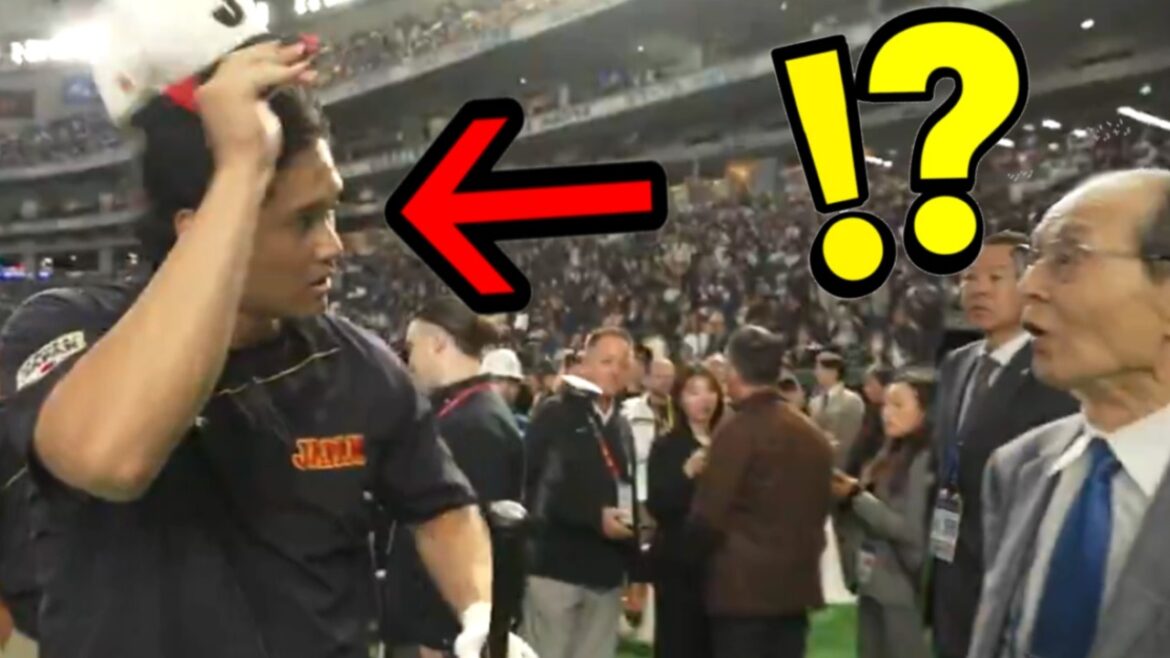 The next moment Mr. Wang saw Shohei Otani... ``This is Otani!'' ``What else did you expect?'' The venue erupted into an uproar![WBC]