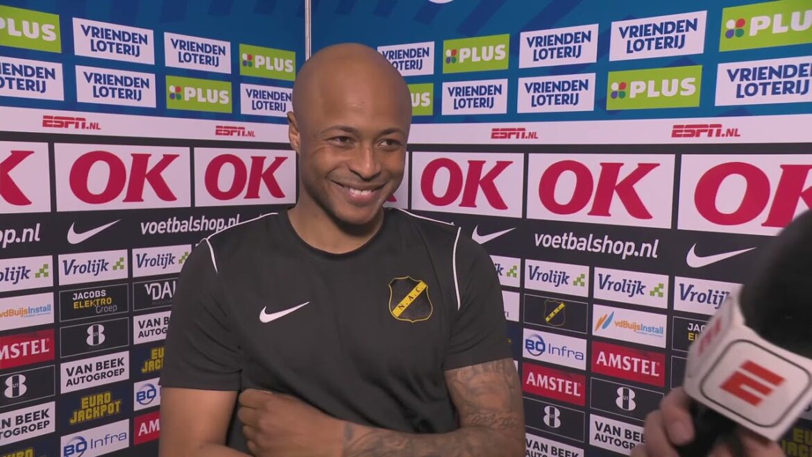 Ayew after GOAL against Feyenoord: "We SECRETLY DESERVED 3 points" 😂 | NAC 3-3 Feyenoord | #nacfey