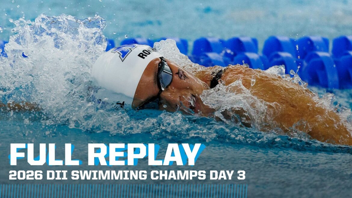 2026 DII swimming and diving championships Day 3 | FULL REPLAY