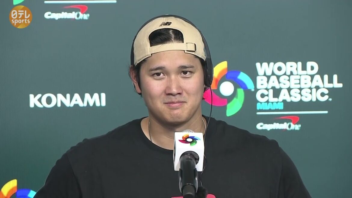 [What is the key to winning the match against Venezuela? ]Shohei Otani reveals his thoughts on WBC at the place where he achieved the 50-50 feat | Asked about the possibility of pitching, but emphasizes "sincerity to the team" | World Baseball Classic (WBC)