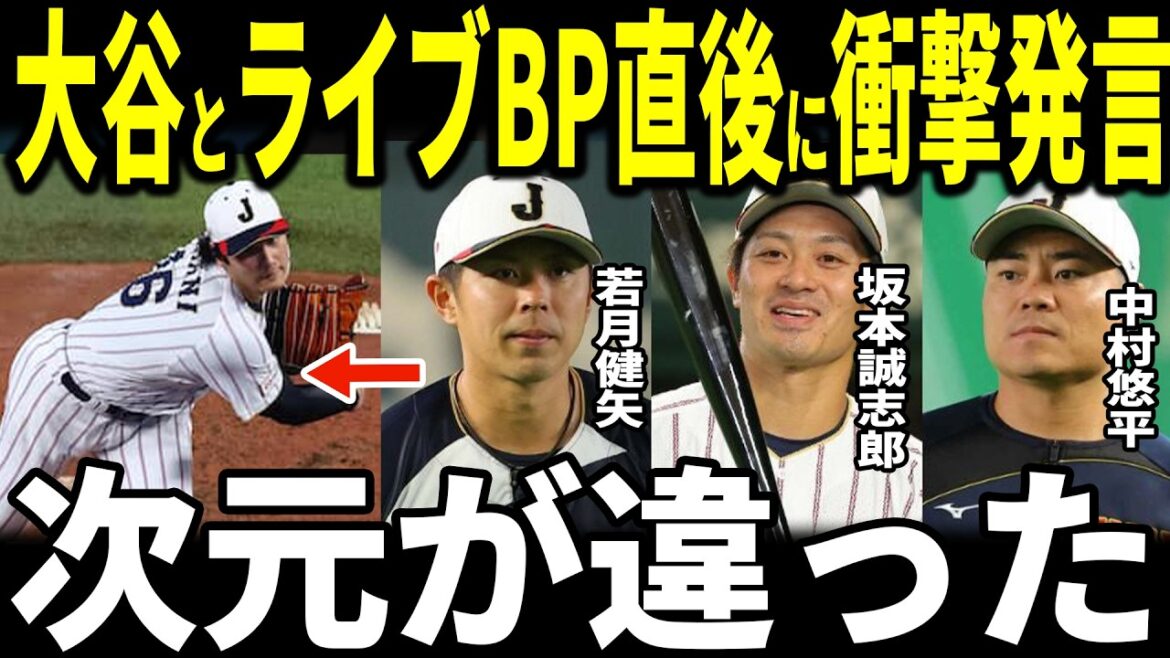 [Shohei Otani]"It's too special..." A spectacular pitch against Otani Samurai Japan on live BP...Yuhei Nakamura, who formed the battery, revealed to the US media what Otani had unexpectedly said...Seishiro Sakamoto, Kenya Wakatsuki and others also talk about the greatness of pitcher Otani