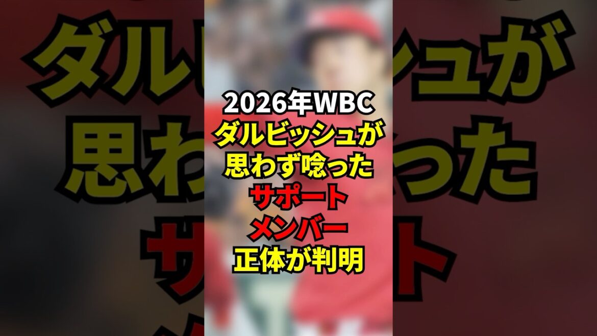 2026 WBC ``Support members are really amazing'' What is the unique talent of the support members that Darvish praised?