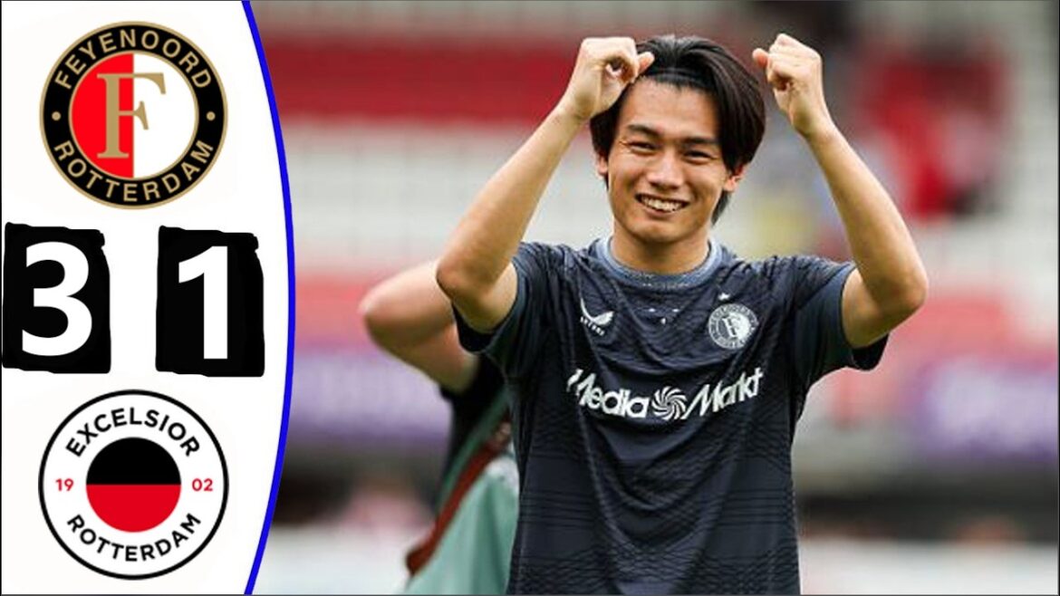 Ayase Ueda 2 goals! Feyenoord 3 1 Excelsior! All goals and highlights! March 15, 2026