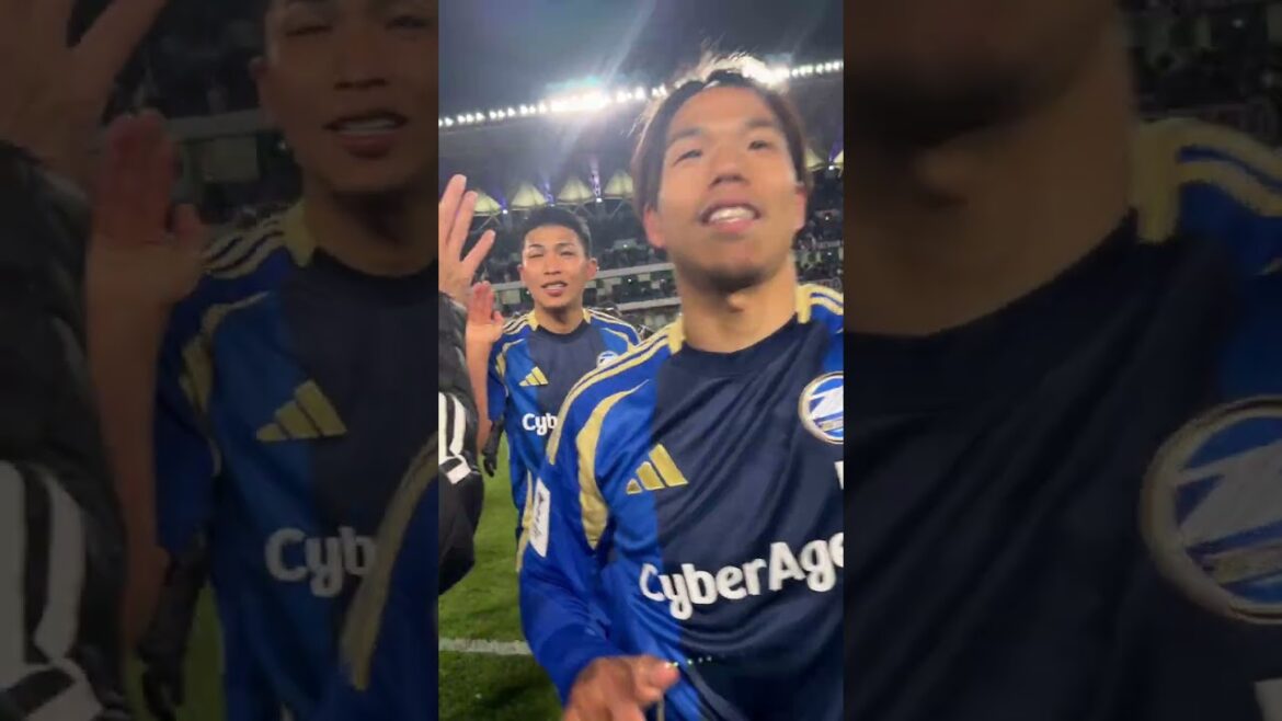 [🟣🔷 #ACLElite advance to the top 8✨]Pitch after victory #FC Machida Zelvia #zelvia #Together to the top of Asia