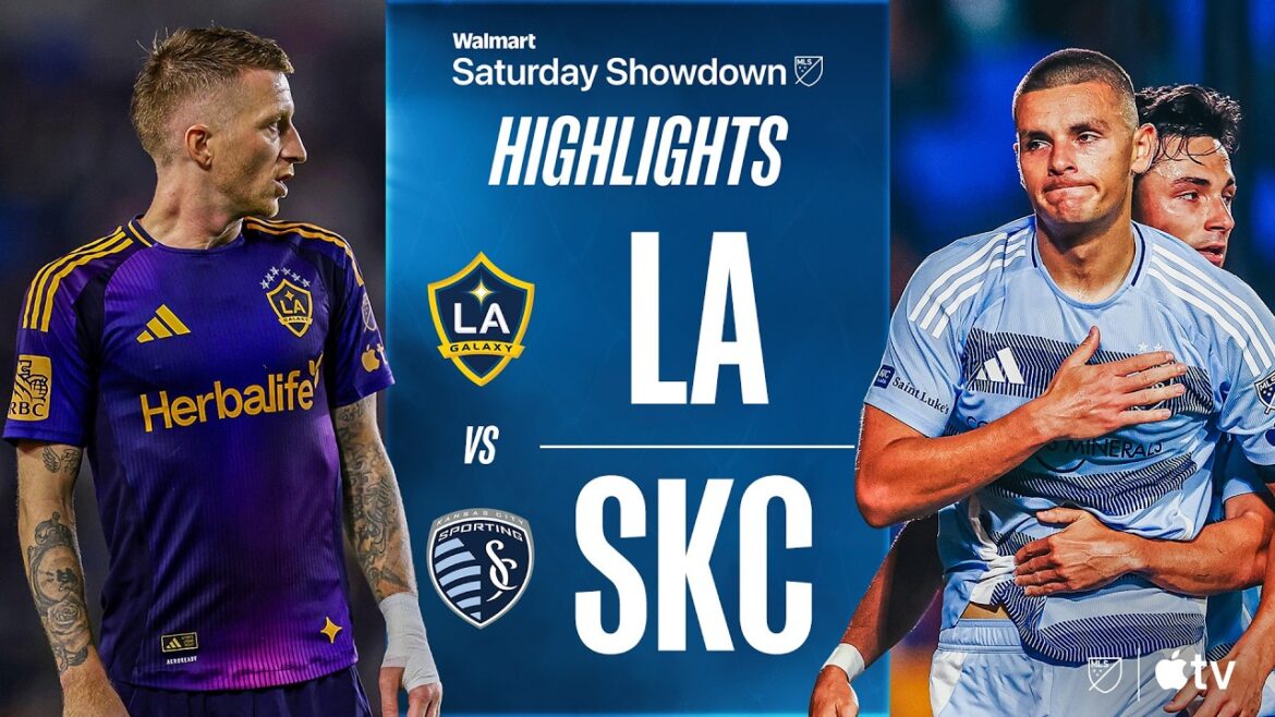 LA Galaxy vs. Sporting Kansas City | Full Match Highlights | Joveljić Returns to LA for SKC!