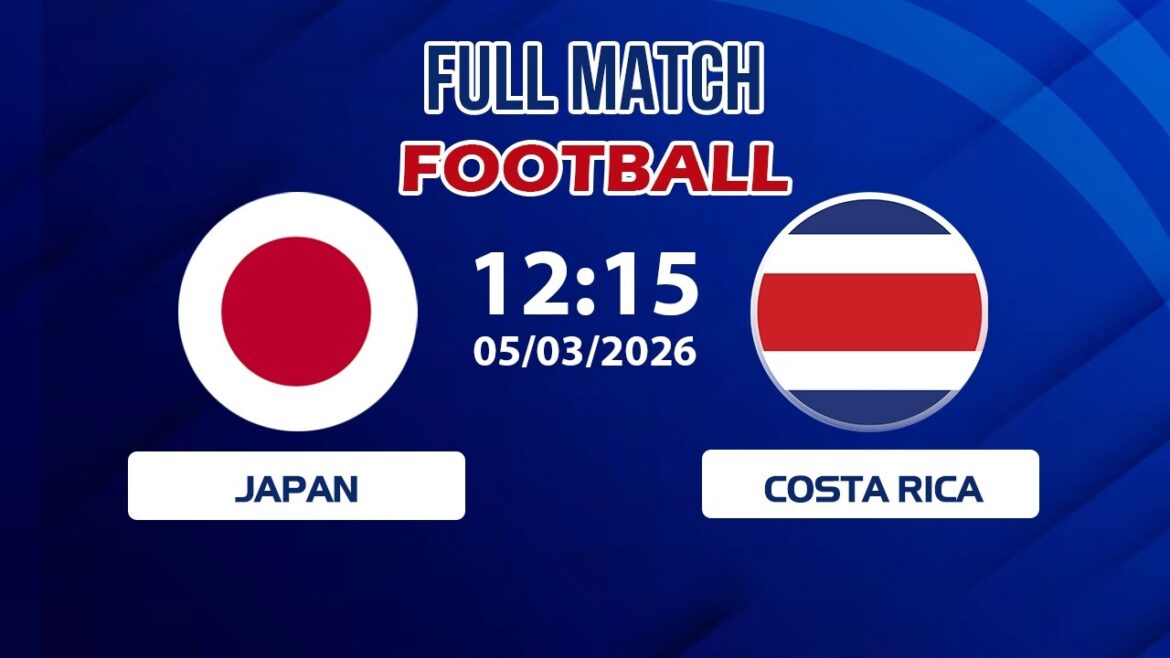 🔴 Japan vs Costa Rica | A Massive Shock as the Game Turns Upside Down