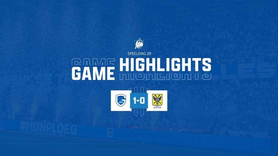 ⚽️ 29 - KRC Genk - STVV - Game Highlights