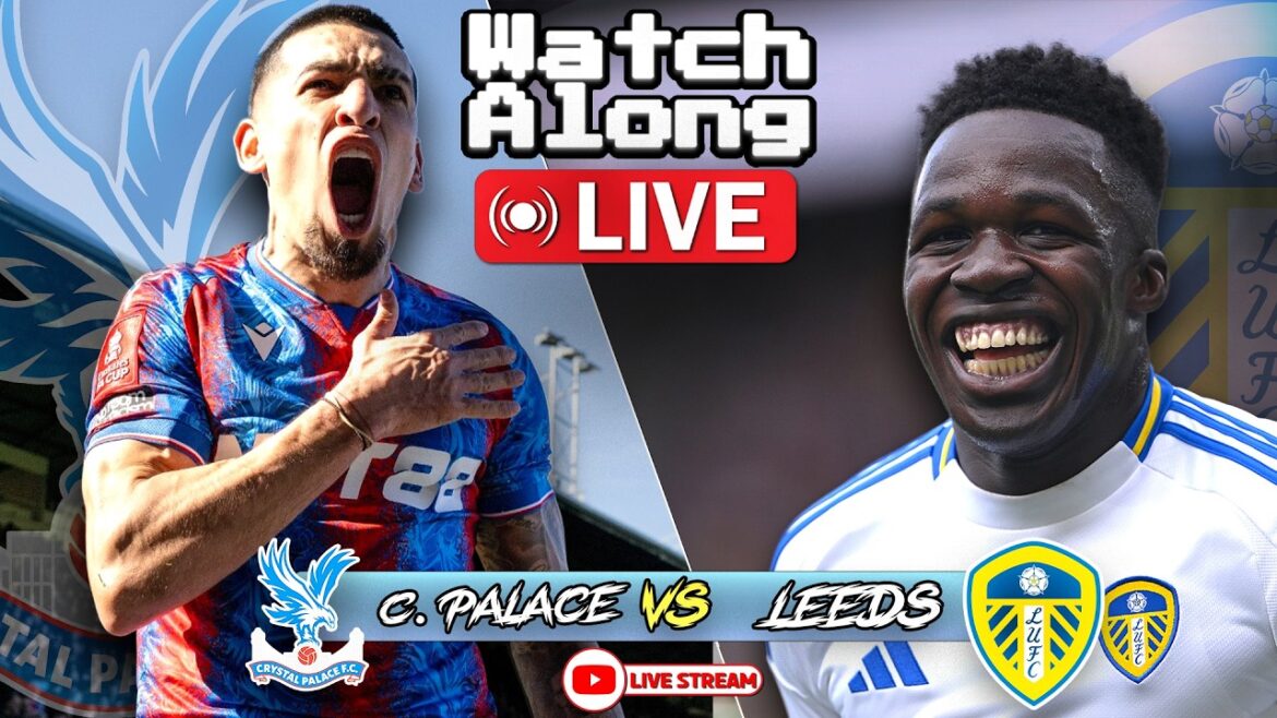 Leeds United vs Crystal Palace - Live Premier League Match!
