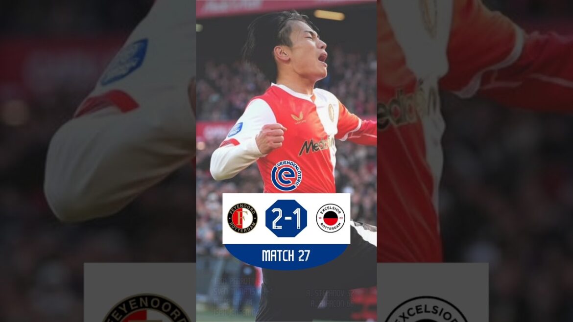 Feyenoord ALMOST Lost! 😱 Ayase Ueda's Crazy Comeback 🔥 #shorts