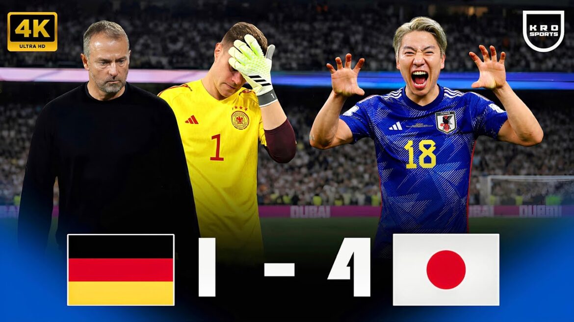 Japan brutalizes Germany with all its stars in an overwhelming and humiliating victory 🔥😱 [ مباراة ودية 2023 ] - 4k