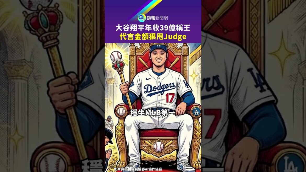 Otani Shohei’s annual income of 3.9 billion makes him the king of endorsements, beating Judge｜Mirror