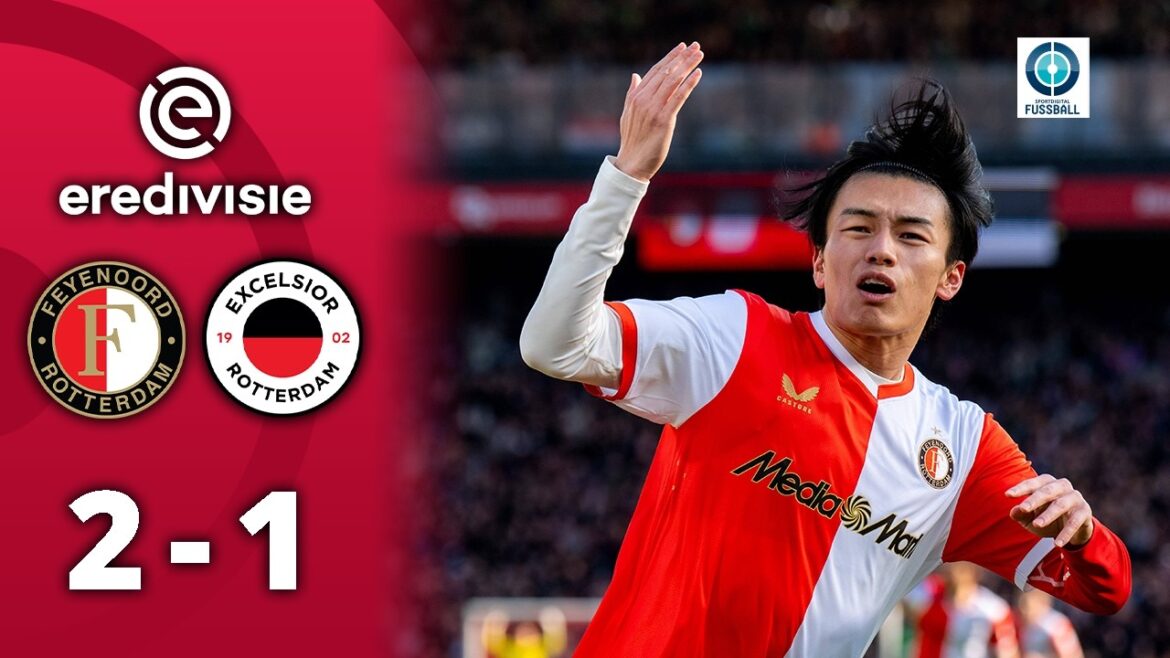 Sterling hangs up! Ueda turns derby in 85 seconds | Feyenoord Rotterdam - Excelsior Rotterdam