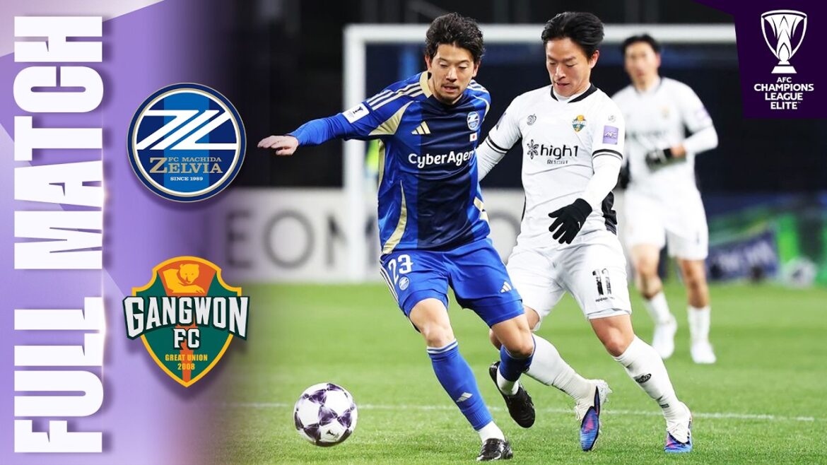 FC Machida Zelvia 🇯🇵 vs Gangwon FC 🇰🇷 | Full Match | AFC Champions League Elite™ 2025/26 FC Machida Zelvia 🇯🇵 vs Gangwon FC 🇰🇷 | Full Match | AFC Champions League Elite™ 2025/26