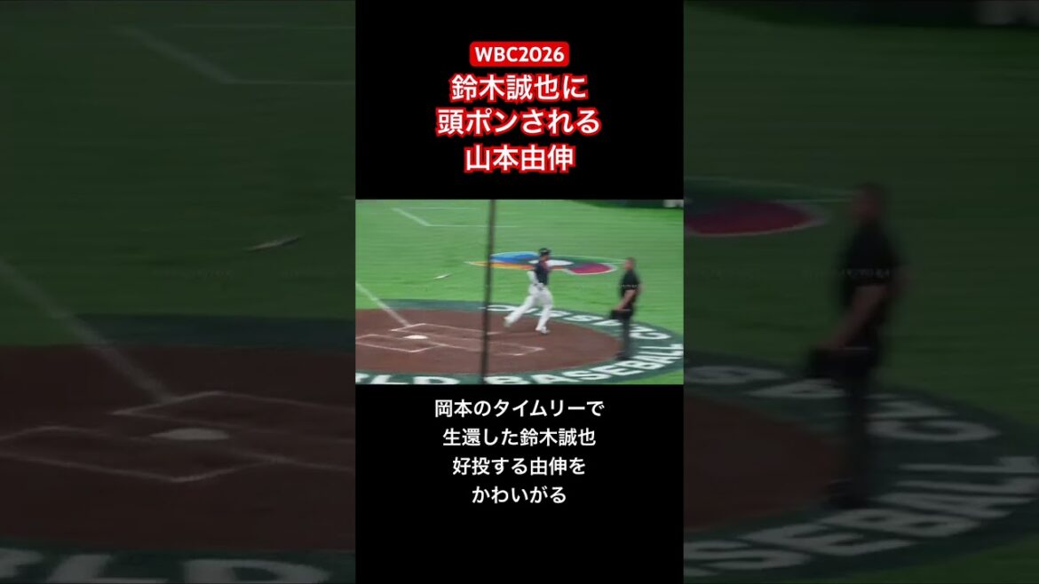[WBC2026]Yoshinobu Yamamoto gets hit on the head by Seiya Suzuki