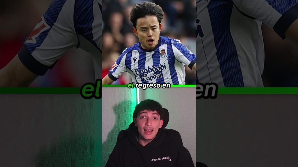 Take Kubo is back...❗ Will he reach the Cup final with Real Sociedad? 👀🔥⚽