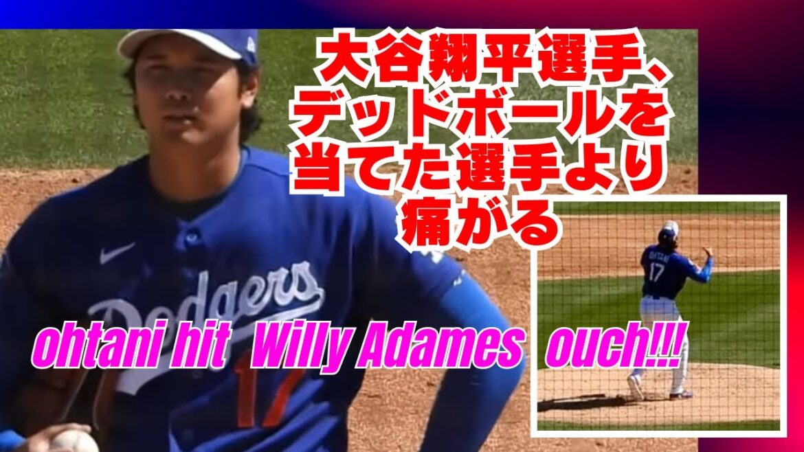 Shohei Ohtani looks more hurt than the opponent who hit him with a dead ball! He’s also a batter, so he understands the pain. Many gestures of apology afterwards. Looks like Otani! #shoheiohtani #dodgers #dual wielding Shohei Ohtani looks more hurt than the opponent who hit him with a dead ball! He's also a batter, so he understands the pain. Many gestures of apology afterwards. Looks like Otani! #shoheiohtani #dodgers #dual wielding