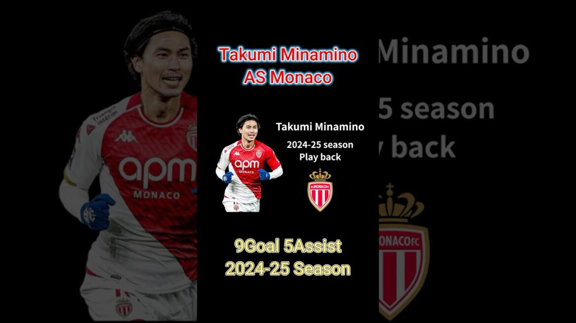[Takumi Minamino]Consecutive goals and assists in Monaco! 43 games, 9 goals, 5 assists | Path of complete recovery