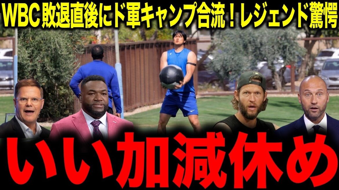 [Shohei Otani]Starts practice at Dodgers camp with haste even after losing in WBC quarterfinals...Legend is amazed at his stoicism