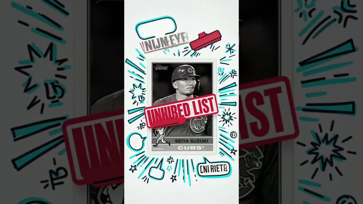 A World Baseball Classic injury just cost the Cubs their right fielder… A World Baseball Classic injury just cost the Cubs their right fielder...