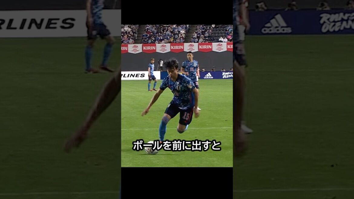 Exquisite interlocking! It was an exquisite play, from the movements of Kaoru Mitoma and Daizen Maeda, to Daichi Kamata’s fake, and Genki Haraguchi’s through pass! #soccer Exquisite interlocking! It was an exquisite play, from the movements of Kaoru Mitoma and Daizen Maeda, to Daichi Kamata's fake, and Genki Haraguchi's through pass! #soccer