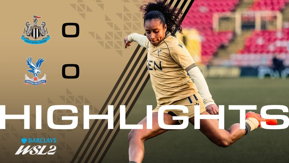 Hard-fought point 💪 | Women's Highlights | Newcastle United 0-0 Palace