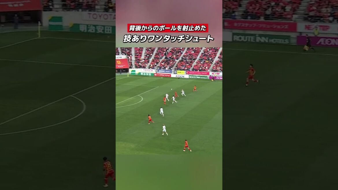 #Yuya Asano's skillful shot, calmly converting a clearing mistake!