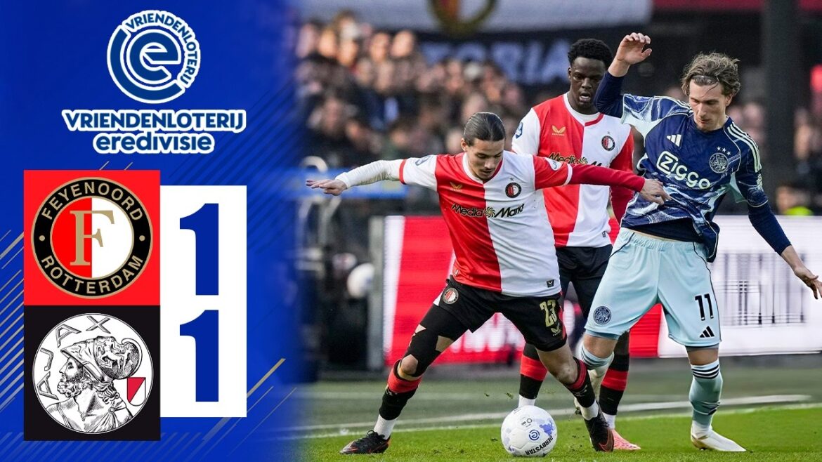 Feyenoord vs AFC Ajax 1-1 Summary | Friends Lottery Eredivisie 2025-26