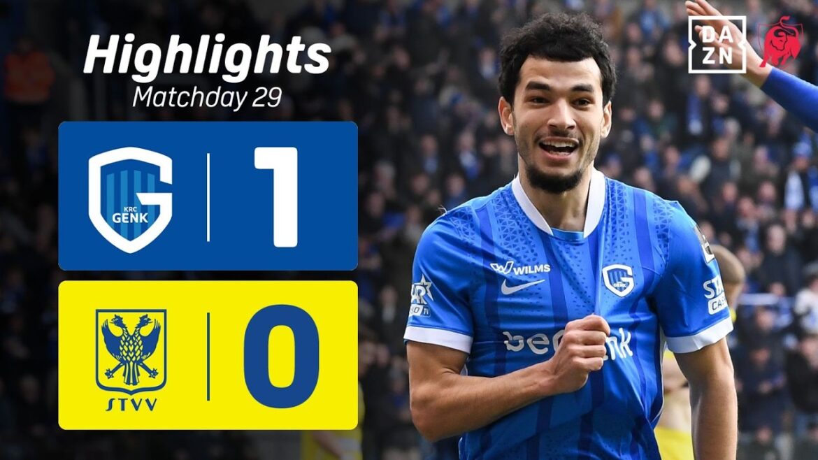 KRC Genk wins the derby and keeps the hopes of the Champions’ Play-offs alive! ππ₯ | KRC Genk – STVV KRC Genk wins the derby and keeps the hopes of the Champions' Play-offs alive! ππ₯ | KRC Genk - STVV