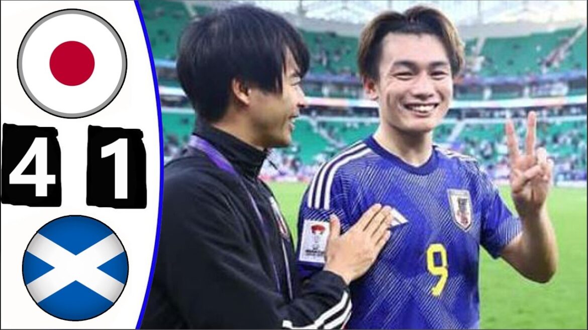 Ayase Ueda scored 2 points! Japan 4 1 Scotland! All goals & highlights! March 29, 2026