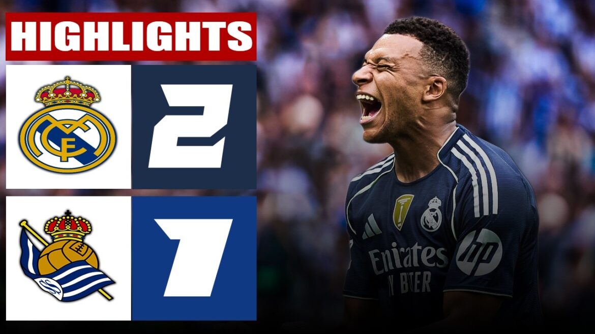 Real Sociedad 1 - 2 Real Madrid | LALIGA EA SPORTS HIGHLIGHTS