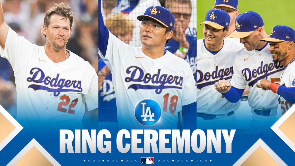RING CEREMONY: Shohei Ohtani, Yoshinobu Yamamoto, Clayton Kershaw, Dodgers get 2025 World Series 💍!