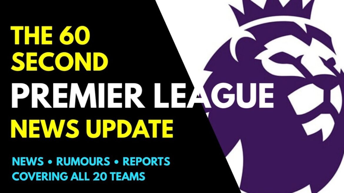THE 60 SECOND PREMIER LEAGUE NEWS UPDATE: Sancho, De Zerbi, Howe, Tanaka, Davies, Guimaraes