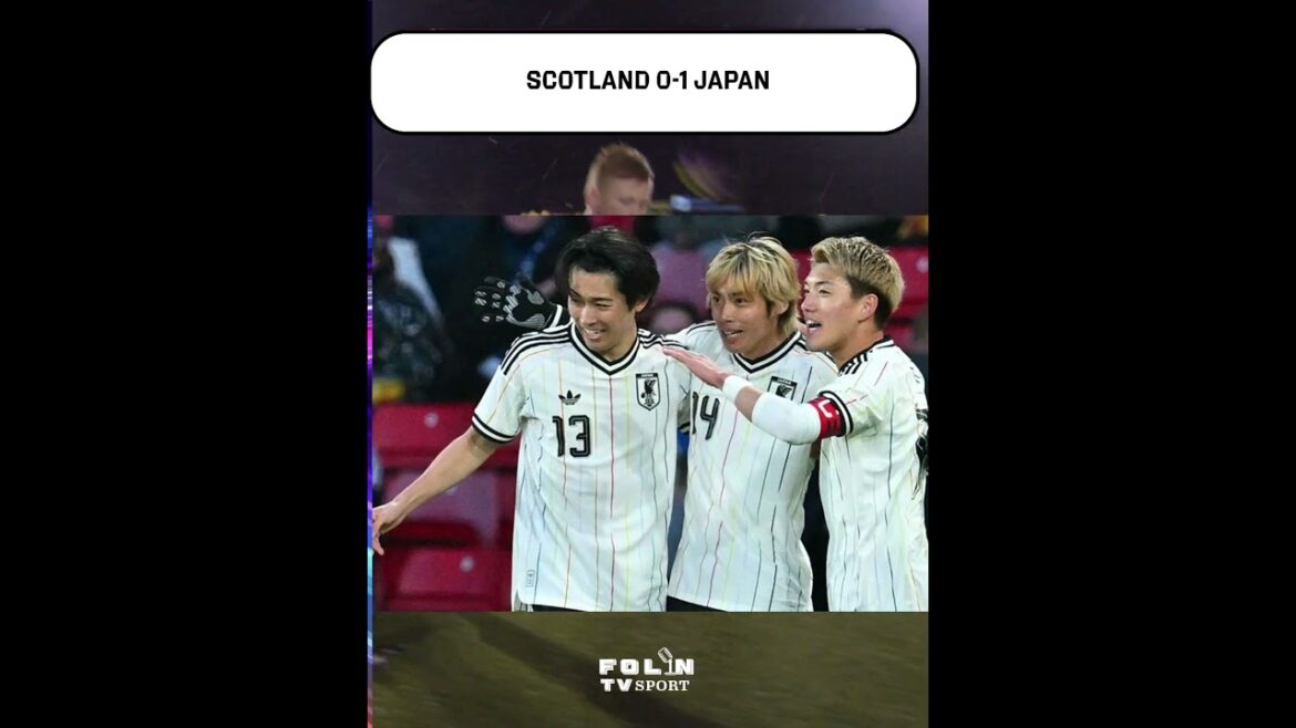 Scotland 0-1 Japan
