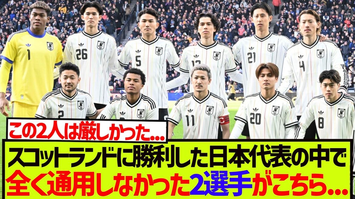 [Sad news]Here are the two players who did not succeed at all despite winning against Scotland. . . . .