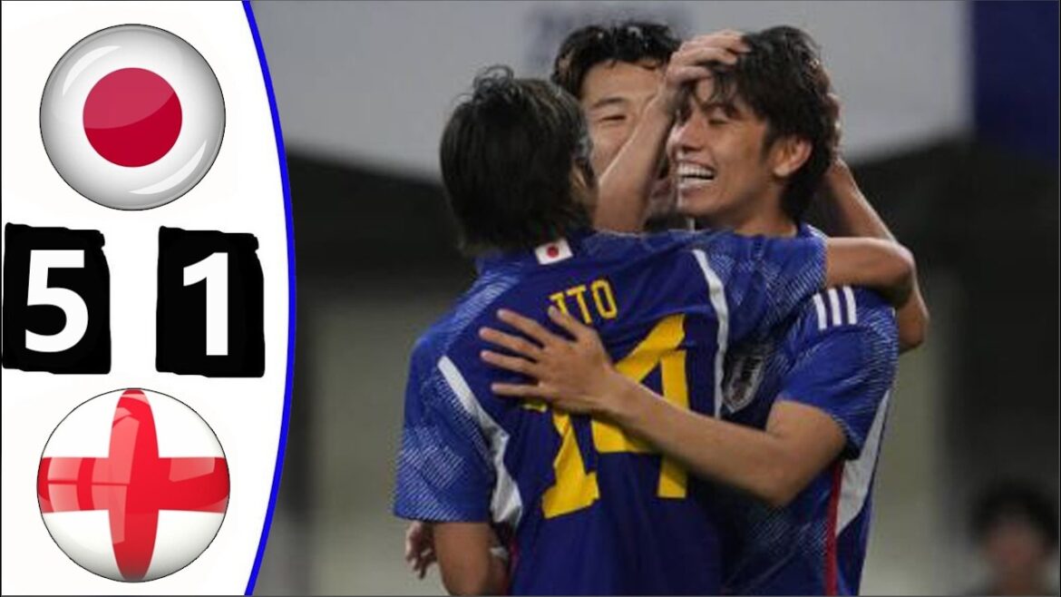 Ao Tanaka 3 goals! Japan 5 1 England! All goals & highlights! April 1, 2026