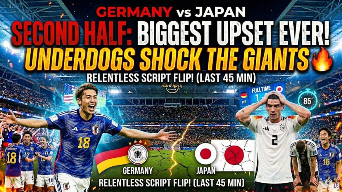 🔥 Germany vs Japan Second Half | One of the Biggest Upsets Ever, Underdogs Shock the Giants