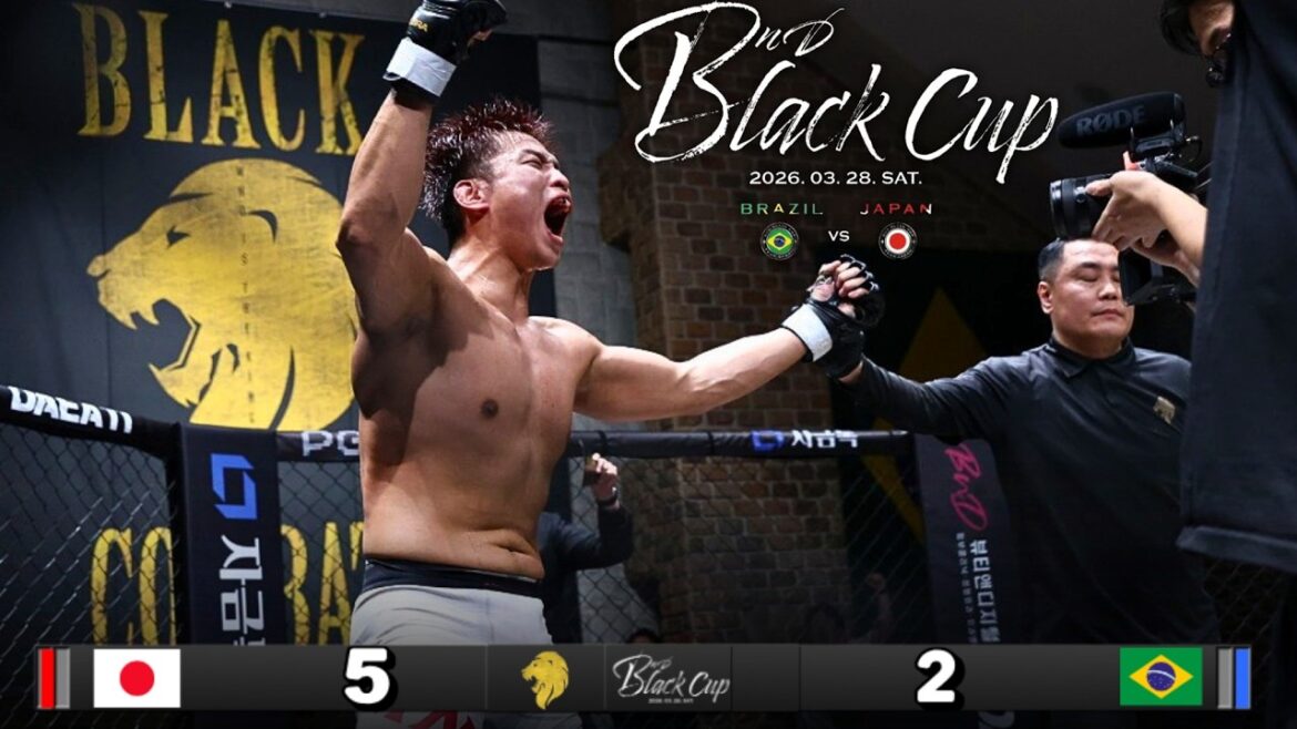 Black Cup: Japan 🇯🇵 vs. Brazil🇧🇷 Quarterfinals HIGHLIGHTS | Black Combat MMA | Black Cup Japan vs Brazil quarterfinals