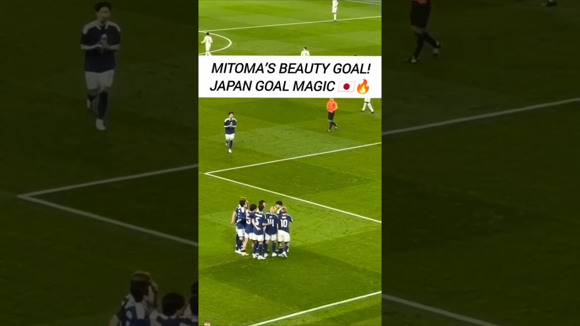 Kaoru Mitoma Goal for Japan vs England 🇯🇵⚽🔥 #shorts #japan #england #football
